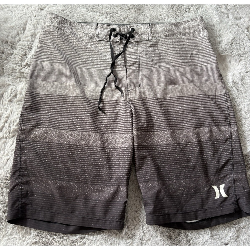 Hurley Board Shorts size‎ 32 unlined drawstring swim trunks phantom